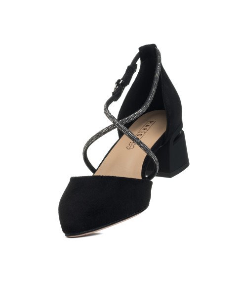 Туфли женские черные замшевые Marigo 2650Т