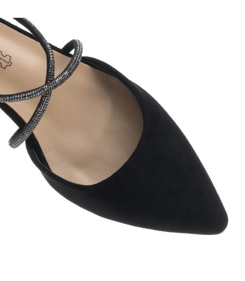 Туфли женские черные замшевые Marigo 2650Т