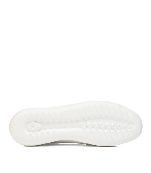 Туфли белые летние на шнурках Meegocomfort 2654Т