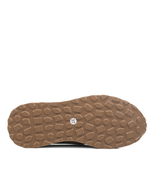 Туфли женские цвета мокко на танкетке Meegocomfort 2655Т