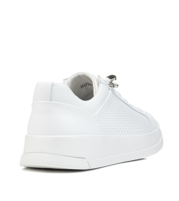 Кеды женские кожаные белые Meegocomfort 2657Т
