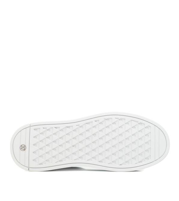 Кеды женские кожаные белые Meegocomfort 2657Т