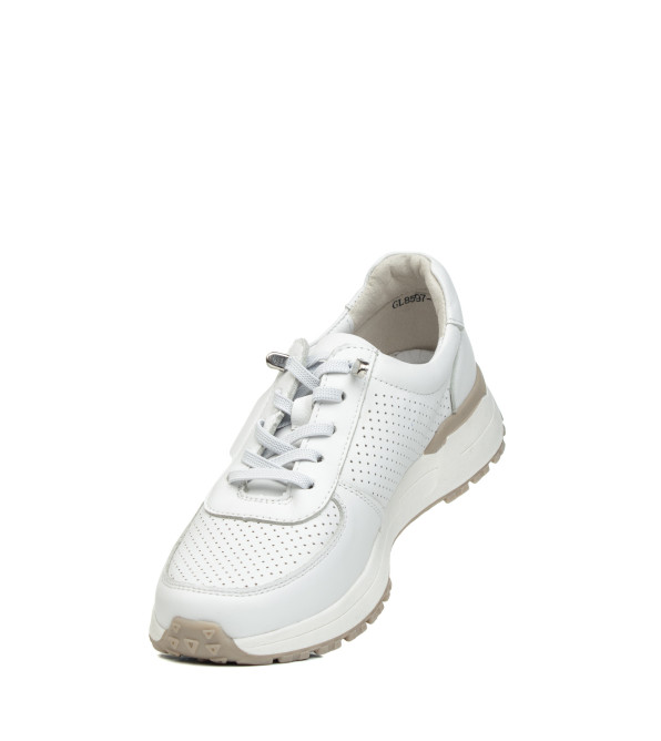 Кросівки жіночі шкіряні білі Meegocomfort 2660Т