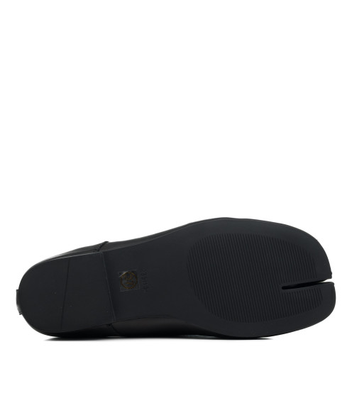 Балетки женские кожаные черные Sorte lady 2675Т