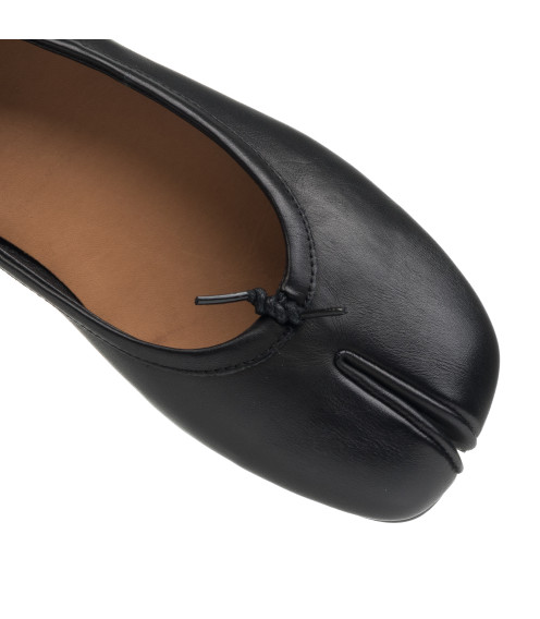Балетки женские кожаные черные Sorte lady 2675Т