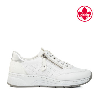 Кроссовки женские белые на платформе Rieker 2706Т