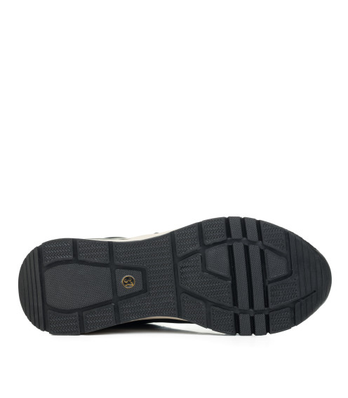 Кроссовки женские кожаные черные Meegocomfort 2832Т