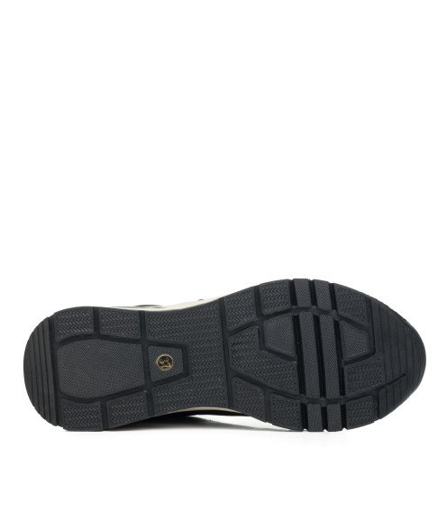 Кроссовки женские кожаные черные Meegocomfort 2832Т
