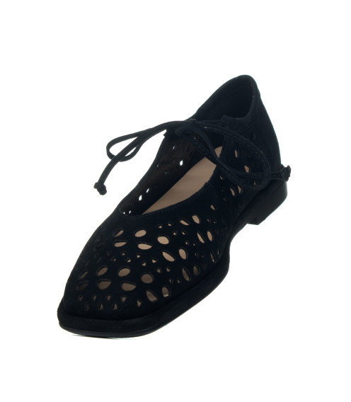 Туфли женские черные замшевые Marigo 2859Т