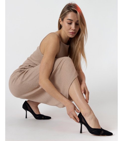 Туфли женские черные на шпильке Marigo 2897Т