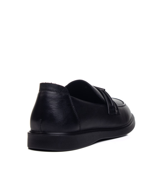 Туфли женские кожаные черные Meegocomfort 2922Т