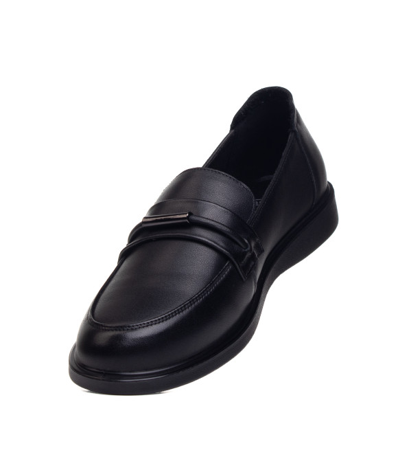 Туфли женские кожаные черные Meegocomfort 2922Т