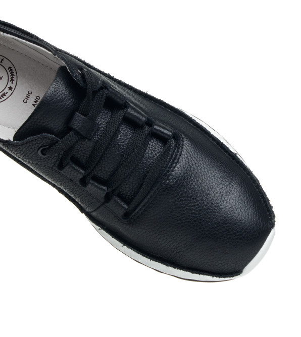 Кросівки жіночі шкіряні чорні Meegocomfort 2923Т