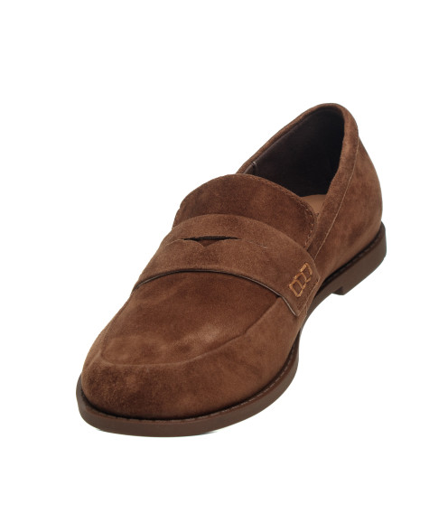 Туфлі жіночі замшеві коричневі Vensi 2968Т-1