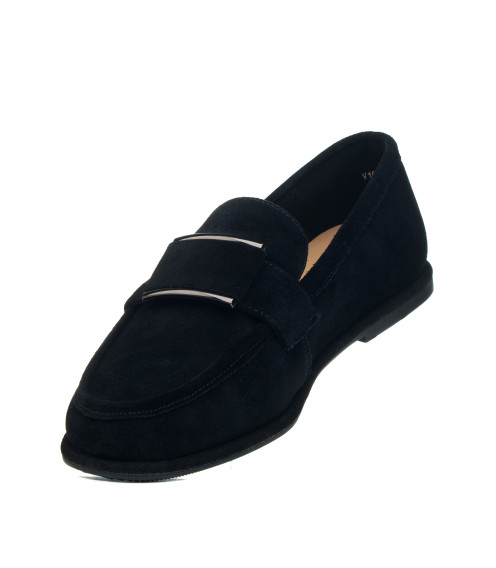 Туфли женские черные замшевые Sorte lady 2981Т