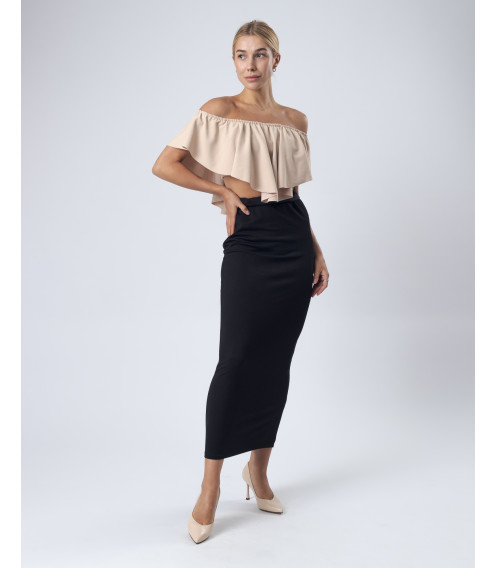 Туфлі жіночі бежеві шкіряні на шпильці Lady Marcia 3018Т-3