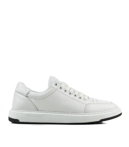 Кеди жіночі білі шкіряні Heya Shoes 1047ТZ-А