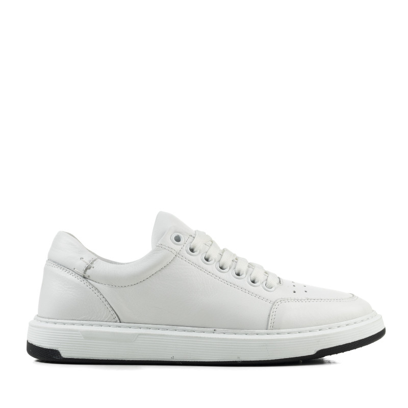 Кеды женские белые кожаные Heya Shoes 1047ТZ-А