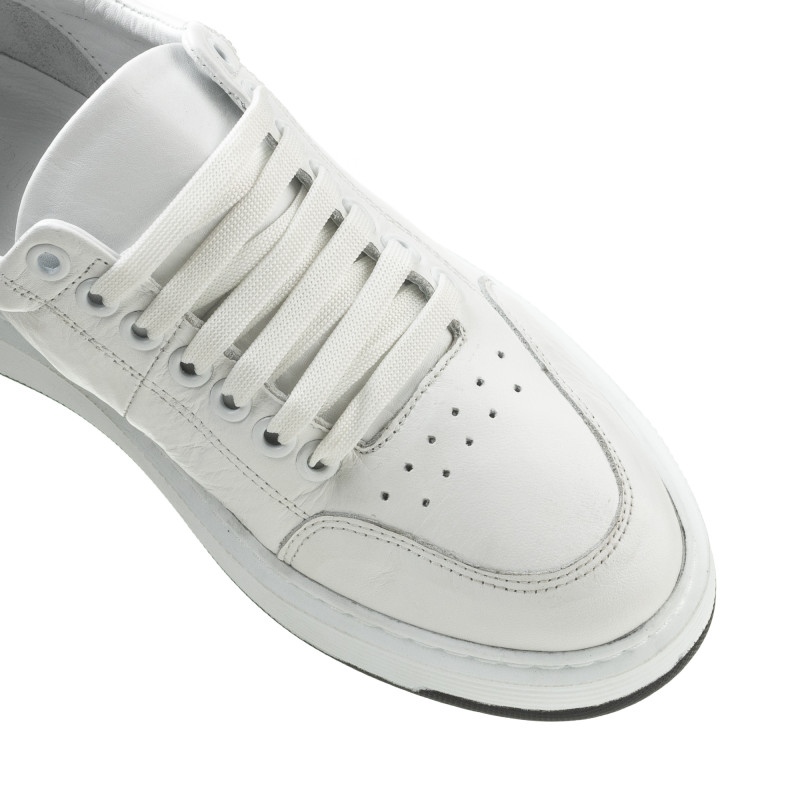 Кеды женские белые кожаные Heya Shoes 1047ТZ-А