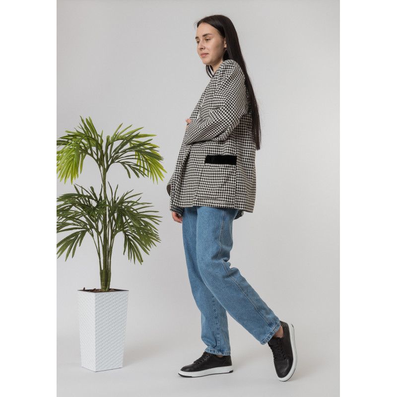 Кеды женские черные кожаные Heya Shoes 1047ТZ