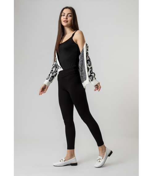 Туфли женские кожаные белые с пряжкой на низком ходу Evromoda 1052ТZ