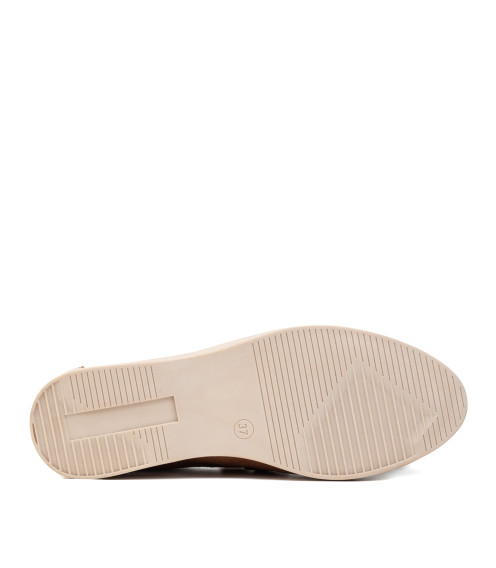 Лоферы женские замшевые коричневые Loro Piana 1098ТZ-D