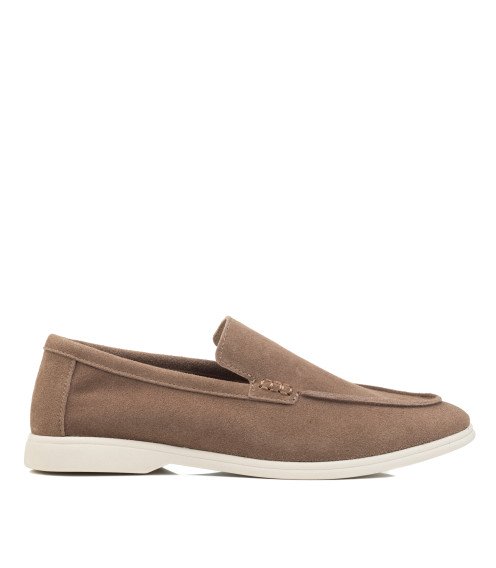 Туфлі-лофери жіночі кольору капучино Loro Piana 1109ТZ-С