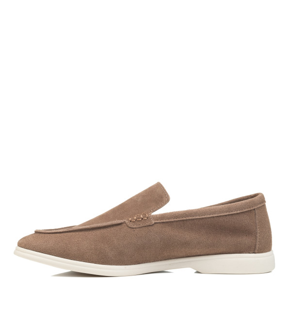 Туфлі-лофери жіночі кольору капучино Loro Piana 1109ТZ-С