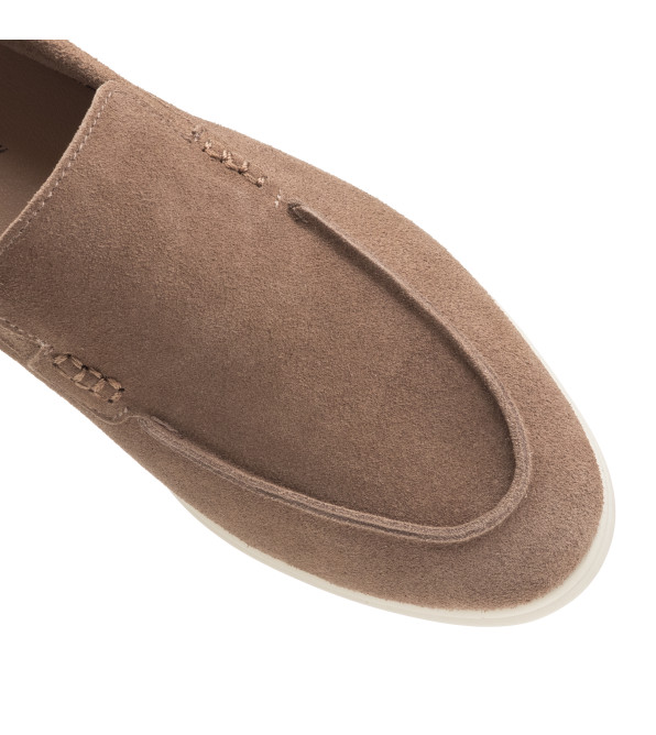 Туфлі-лофери жіночі кольору капучино Loro Piana 1109ТZ-С