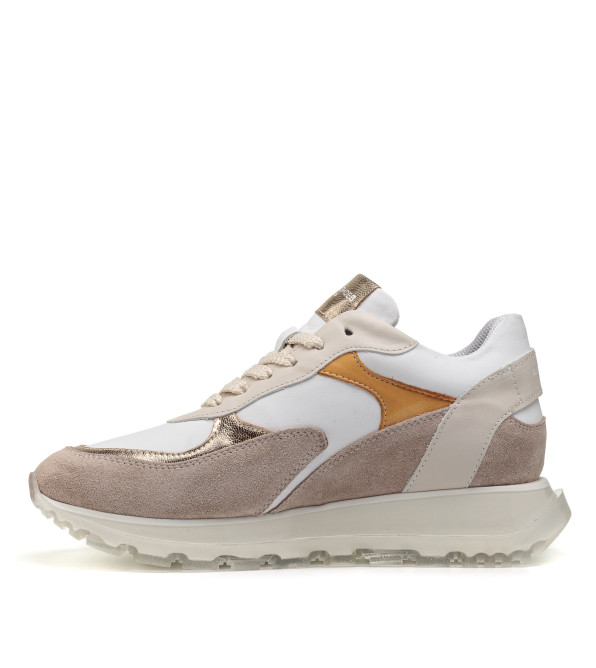 Кроссовки женские светлые кожаные Alpino 907ТZ