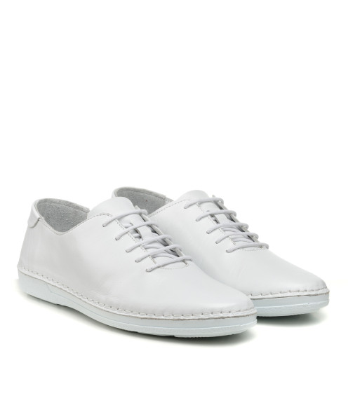 Туфли кожаные белые All shoes 921ТZ