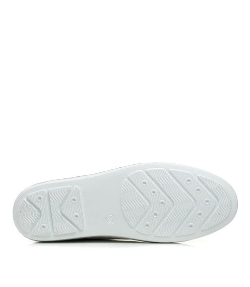 Туфли кожаные белые All shoes 921ТZ