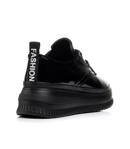 Туфли женские на платформе на шнурках EVRROMODA 940ТZ