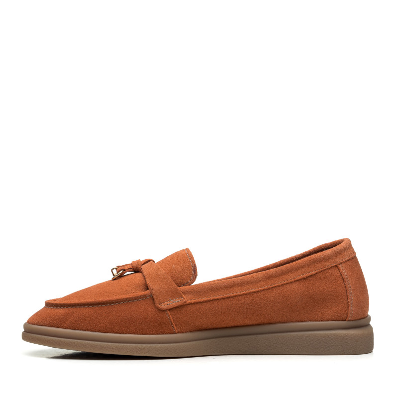 Туфлі жіночі помаранчеві на платформі замшеві Nehir 992ТZ-А