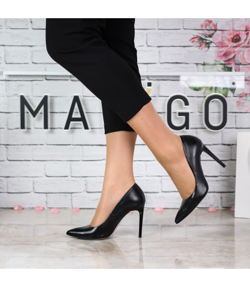 Туфли женские кожаные классические на шпильке Bravo Moda 1009ТП