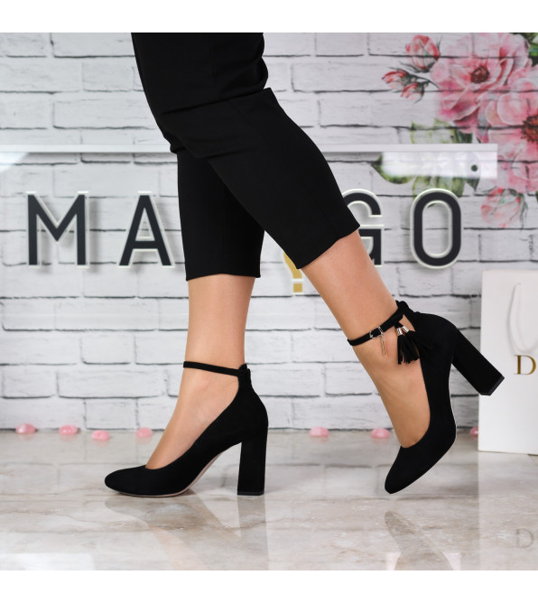 Туфли женские замшевые  на высоком каблуке Bravo Moda 1072ТП
