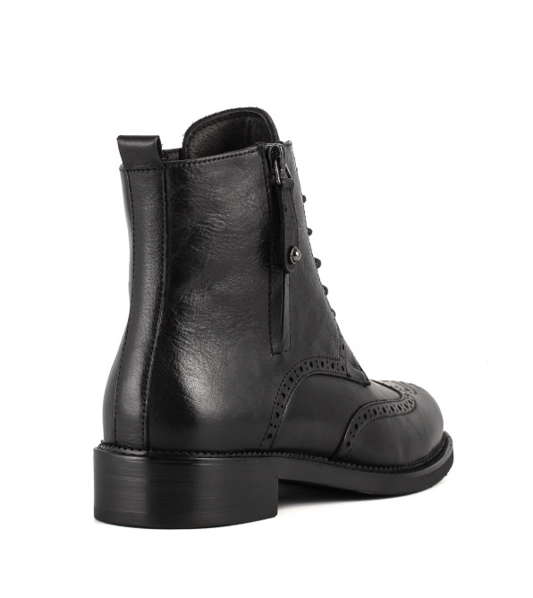 Ботинки женские кожаные на каблуке оксфорды Djovannia 1068Ц
