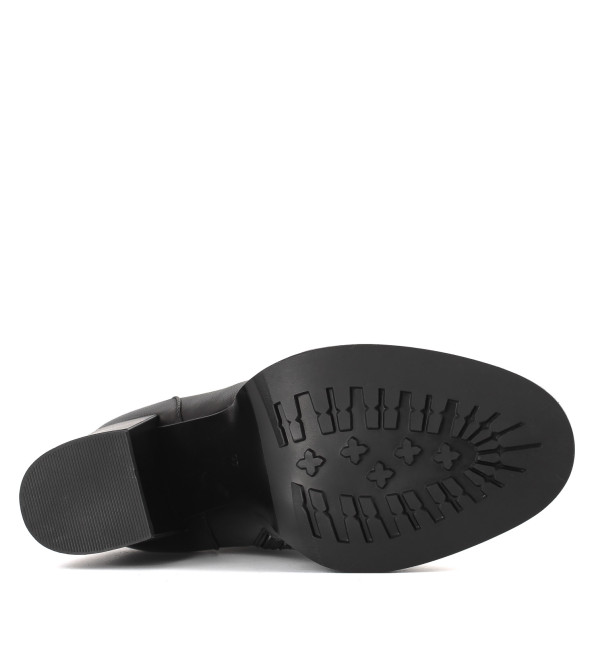 Полусапожки женские кожаные на каблуке Brocoli 1093Ц