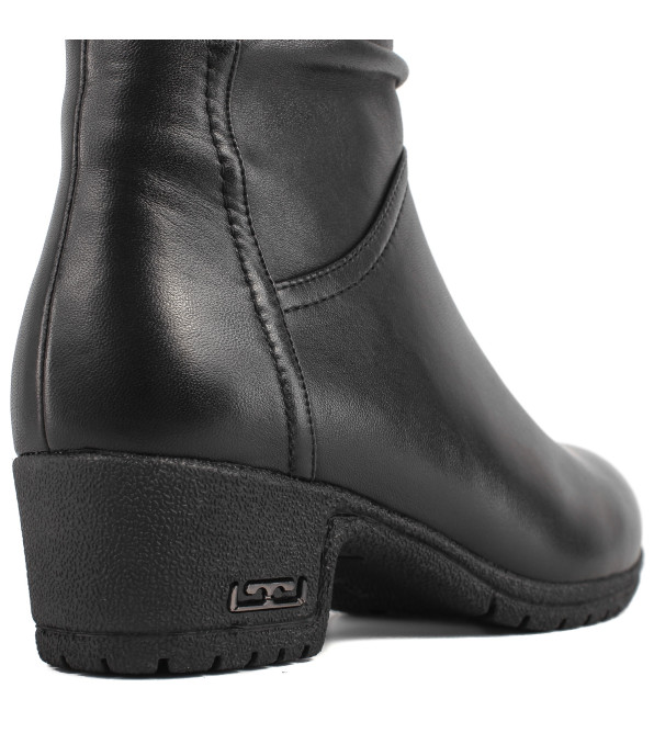 Ботинки женские кожаные на толстой подошве My Classic 1148Ц