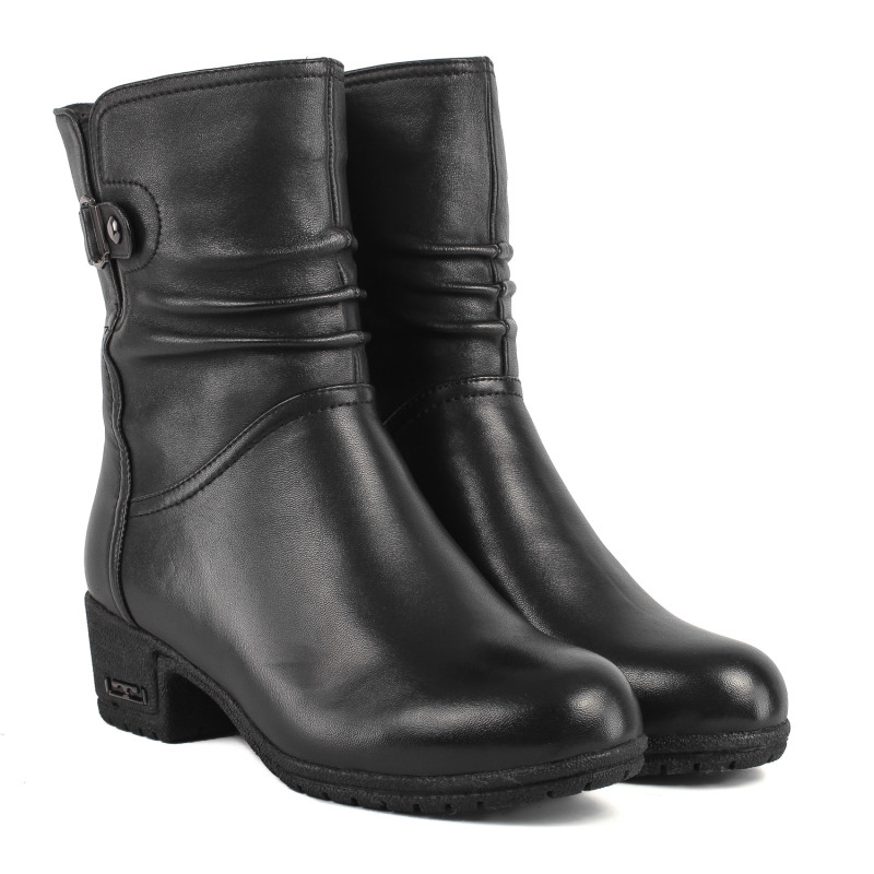 Ботинки женские кожаные на толстой подошве My Classic 1148Ц
