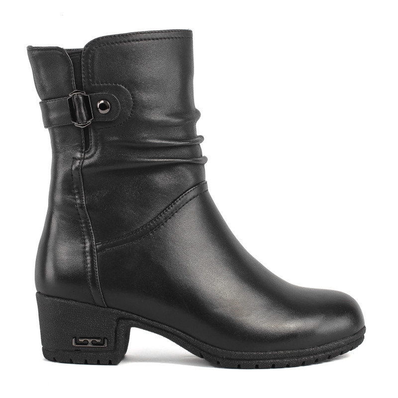 Ботинки женские кожаные на толстой подошве My Classic 1148Ц