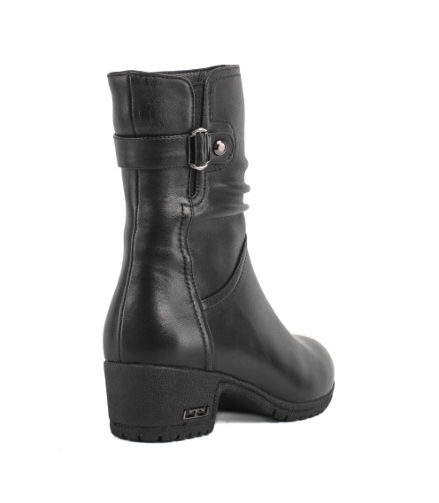 Ботинки женские кожаные на толстой подошве My Classic 1148Ц