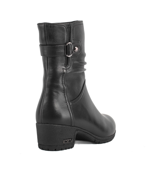 Ботинки женские кожаные на толстой подошве My Classic 1148Ц