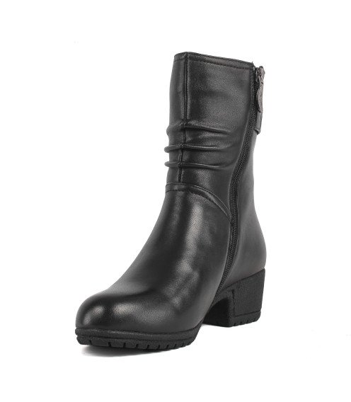 Ботинки женские кожаные на толстой подошве My Classic 1148Ц
