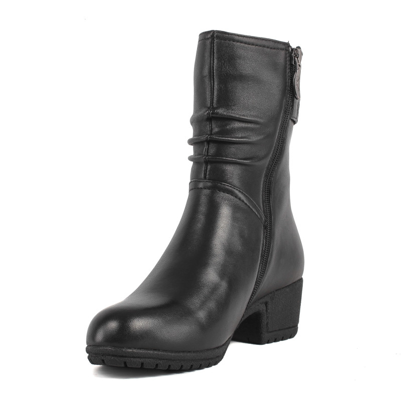 Ботинки женские кожаные на толстой подошве My Classic 1148Ц