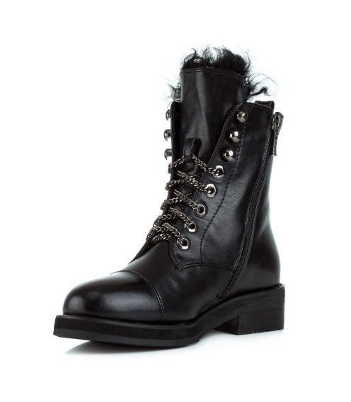 Ботинки женские кожаные на платформе Vensi 1199Ц