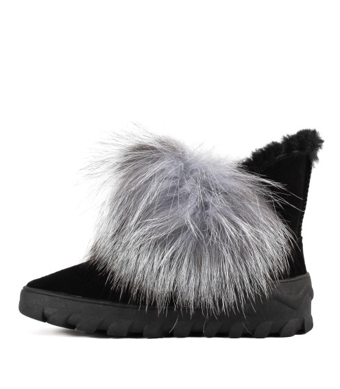 Угги женские на платформе с мехом Lady Sorte 1207Ц