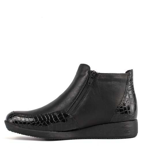 Ботинки Rieker женские шкіряні на платформі 1235Ц