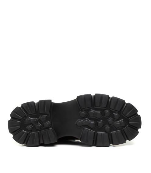 Ботинки женские черные на платформе Berkonty 1540Ц