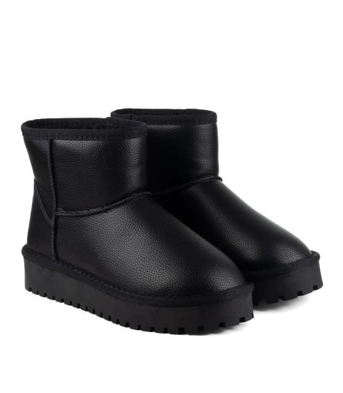 Угги женские черные Melanda 1746Ц